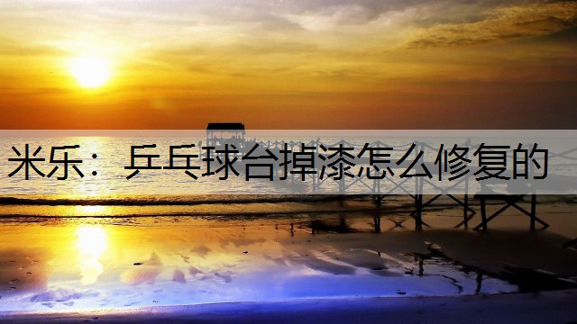 米乐：乒乓球台掉漆怎么修复的