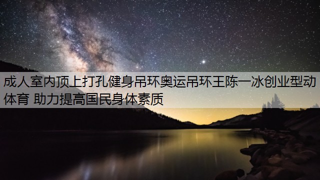 <strong>成人室内顶上打孔健身吊环奥运吊环王陈一冰创业型动体育 助力提高国民身体素质</strong>