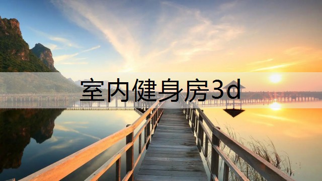 室内健身房3d